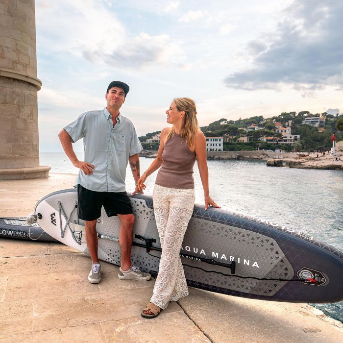 SUP-доска "BT-24GL" 315х79х15см, Ambient Light System, киль, лиш, до 140кг