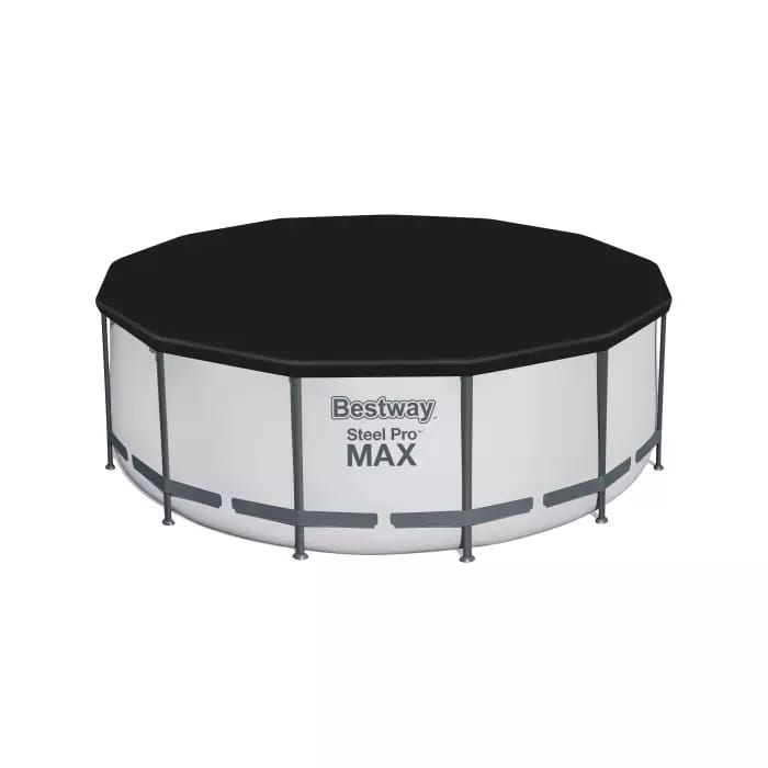 Каркасный бассейн Steel Pro Max 396х122см, 12690л, фил.-насос 3028л/ч, лестница, тент, Bestway, 5618W BW
