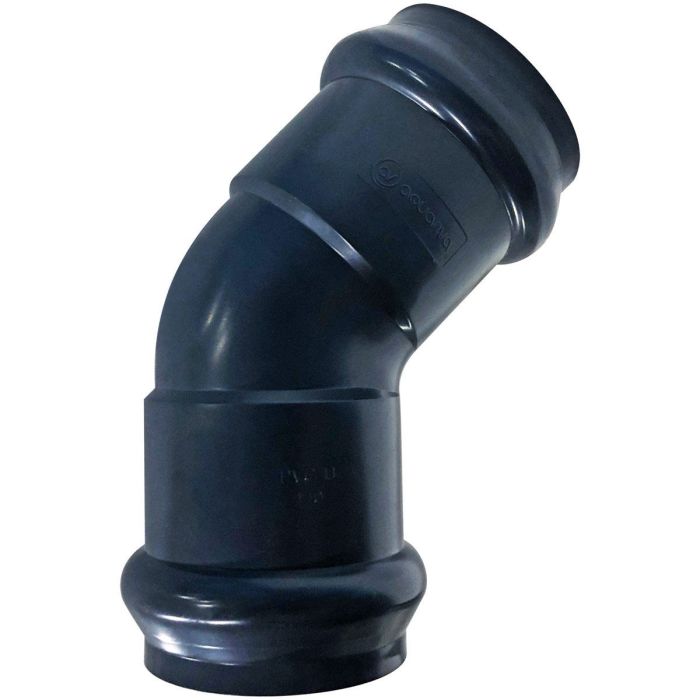 Отвод 45° двухраструбный 110mm