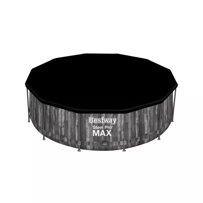 Каркасный бассейн Steel Pro Max 366х122см, 10250л, с навесом, фил.-насос 2006л/ч, лестница, тент, Bestway, 5619K BW