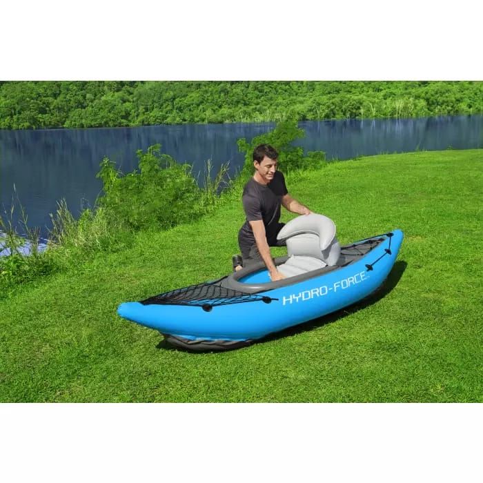 Надувной каяк "Cove Champion X1" 275x81см, алюм.весло 230см, насос, до 120кг