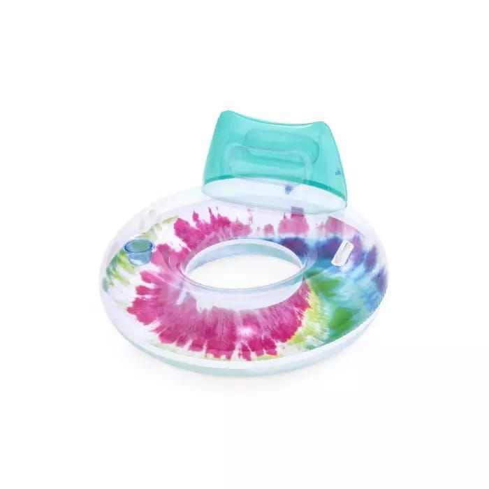 Надувной круг 118х117см "Tie Dye"
