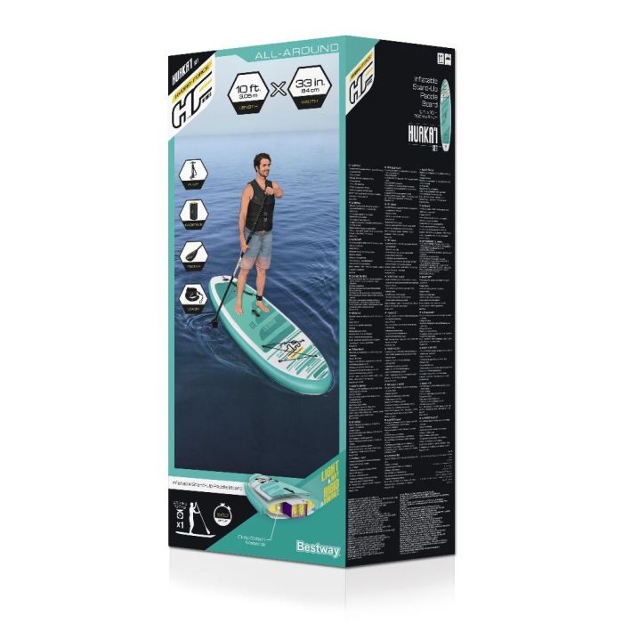SUP-доска "HuaKa'i" 305x84x15см, насос, весло, лиш, ремнабор, сумка, до 130кг